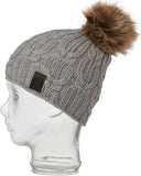 CABLE RIB BEANIE