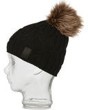 CABLE RIB BEANIE
