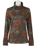 VELVET FUNNEL NECK