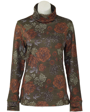 VELVET FUNNEL NECK